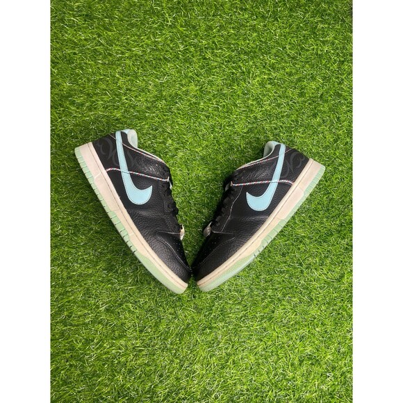 Nike Dunk Low SE Barber Shop Black Size Women’s 7.5 - Picture 4 of 7